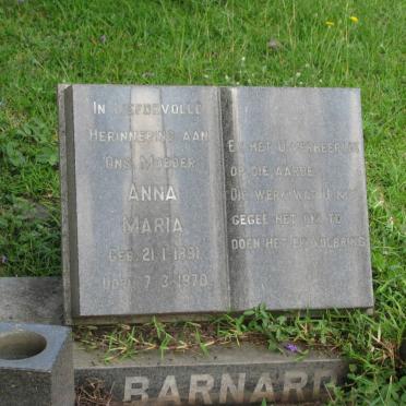 BARNARD Anna Maria 1891-1970