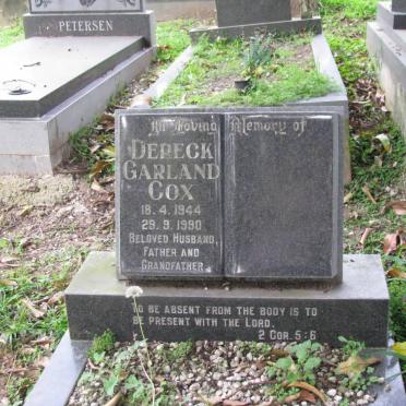 COX Dereck Garland 1944-1990