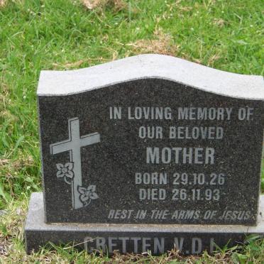 CRETTEN V.D.L. 1926-1993