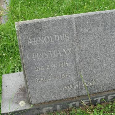 CLOETE Arnoldus Christiaan 1915-1977