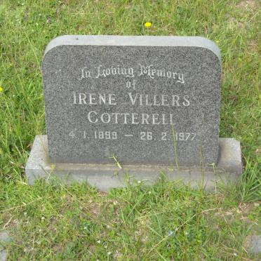 COTTERELL Irene Villiers 1899-1977
