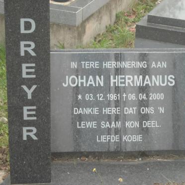 DREYER Johan Hermanus 1961-2000