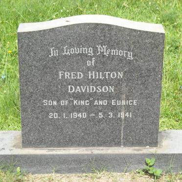 DAVIDSON Fred Hilton 1940-1941