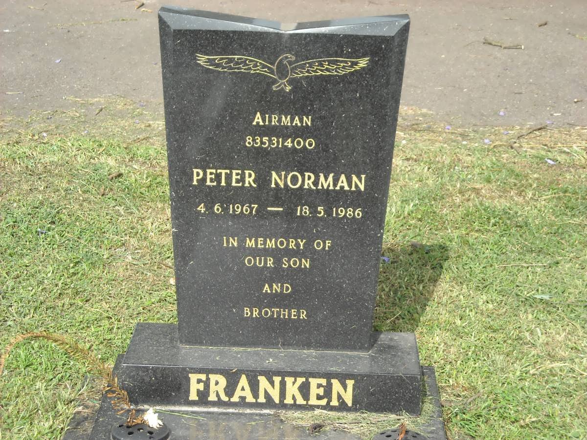 FRANKEN Peter Norman 1967-1986