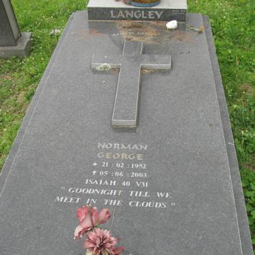 LANGLEY Norman George 1952-2003