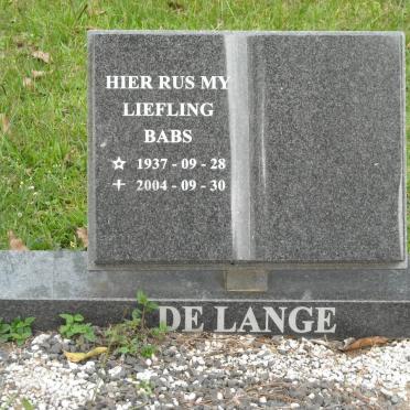LANGE Babs, de 1937-2004