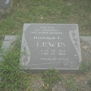 LEWIS Rudolph L. 1929-1998