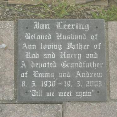 LEERING Jan 1930-2003