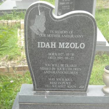 MZOLO Idah 1927-2005