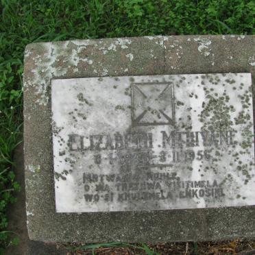 MTHVANE Elizabeth 1948-1956