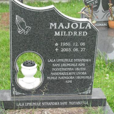 MAJOLA Mildred 1950-2003