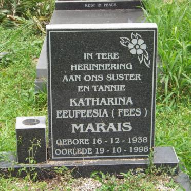 MARAIS Katharina Eeufeesia 1938-1998