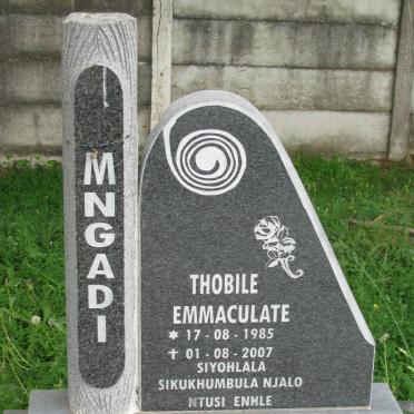 MNGADI Thobile Emmaculate 1985-2007