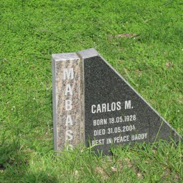 MABASO Carlos M. 1928-2004