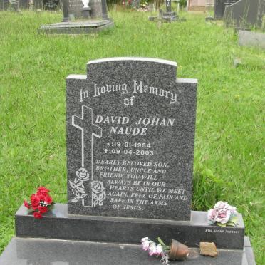 NAUDE David Johan 1954-2003