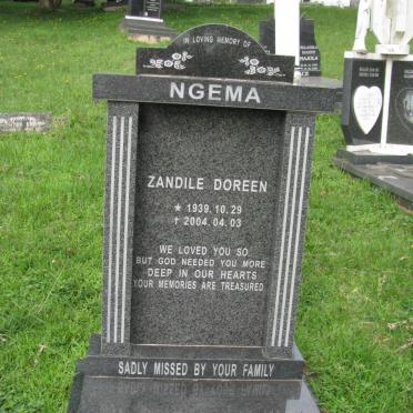 NGEMA Zandile Doreen 1939-2004