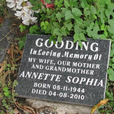 OOSTHUIZEN Anna Sophia :: GOODING Annette Sophia 1944-2010 :: GOODING Robert 1939-2011