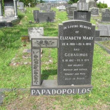 PAPADOPOULOS Gerasimos 1912-1975 &amp; Elizabeth Mary 1905-1972