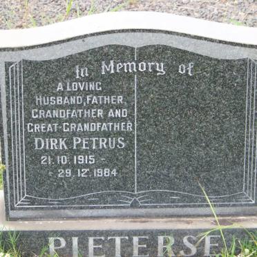 PIETERSE Dirk Petrus 1915-1984