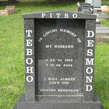 PITSO Teboho Desmond 1955-2004