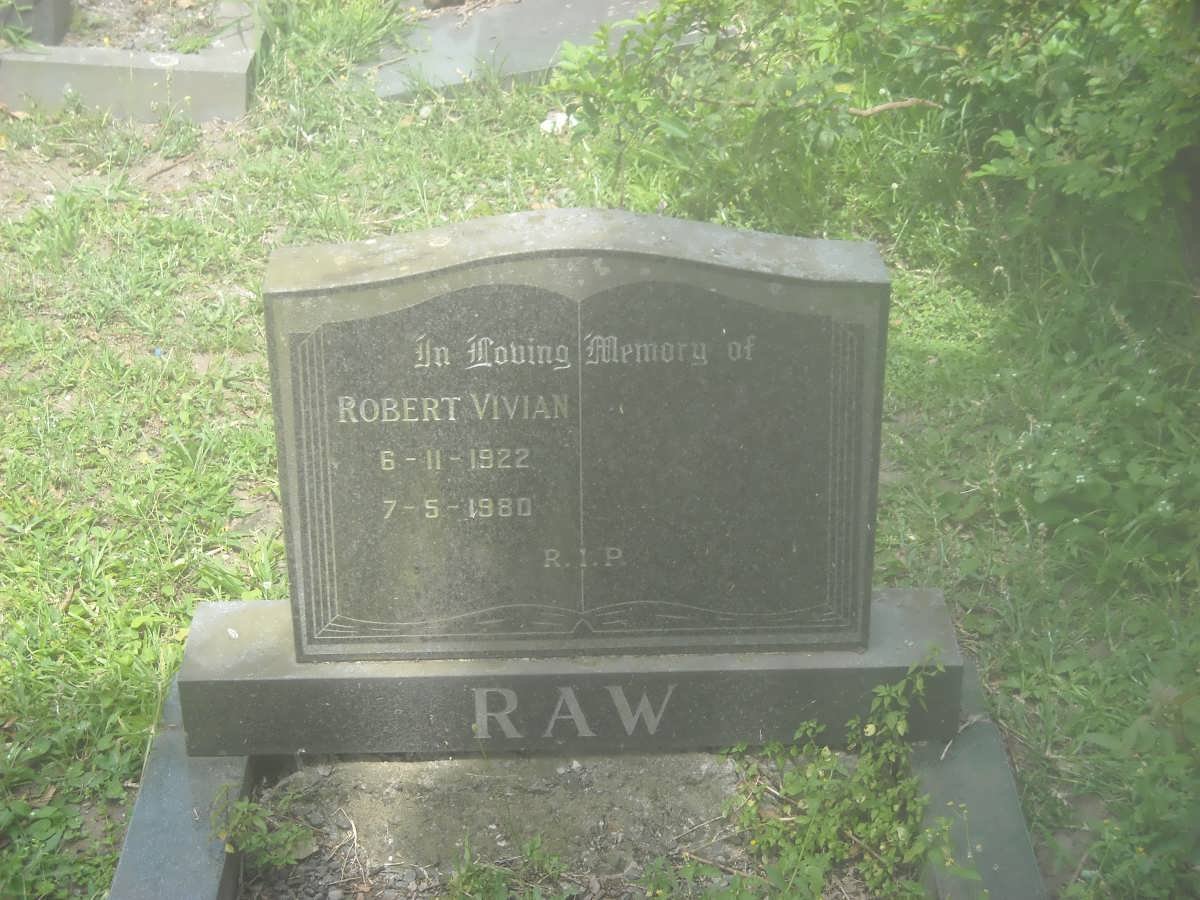 RAW Robert Vivian 1922-1980