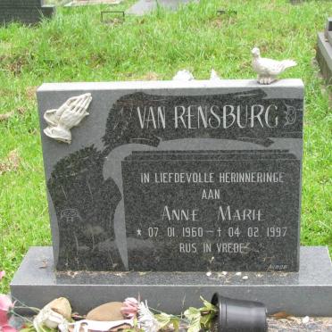 RENSBURG Anne Marie, van 1960-1997