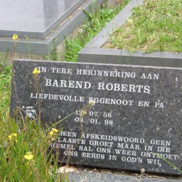 ROBERTS Barend 1956-1998