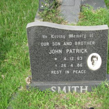 SMITH John Patrick 1963-1986