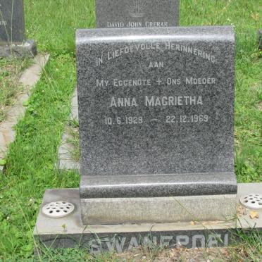SWANEPOEL Anna Magrietha 1929-1969