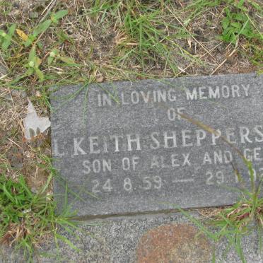 SHEPPERSON L. Keith 1959-1992