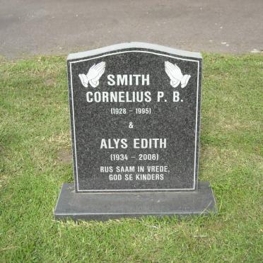 SMITH Cornelius P.B. 1928-1995 &amp; Alys Edith 1934-2006