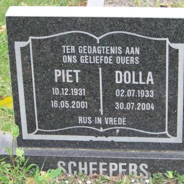 SCHEEPERS Piet 1931-2001 &amp; Dolla 1933-2004