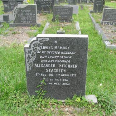 SEAGREEN Alexander Kitchner 1916-1975