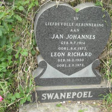 SWANEPOEL Jan Johannes 1914-1973 :: SWANEPOEL Leon Richard 1950-1973