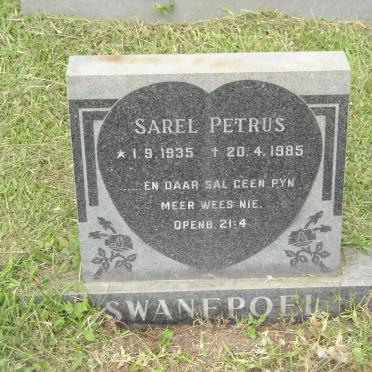 SWANEPOEL Sarel Petrus 1935-1985