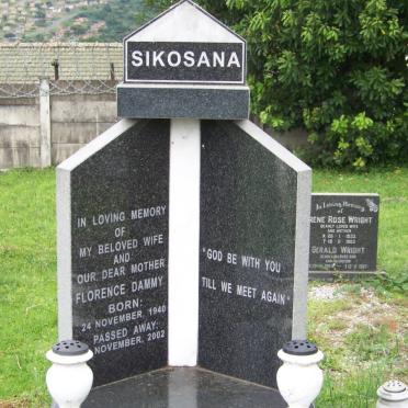 SIKOSANA Florence Dammy 1940-2002