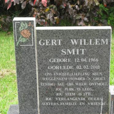 SMIT Gert Willem 1966-2001