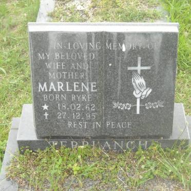 TERBLANCHE Marlene nee RYKE 1962-1995