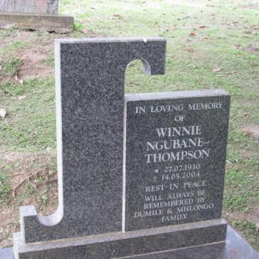 THOMPSON Winnie, Ngubane 1930-2004