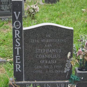 VORSTER Stephanus Cornelius 1939-1994