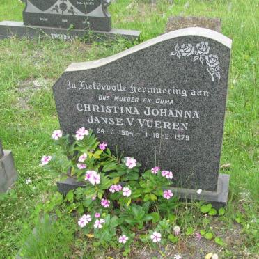 VUEREN Christina Johanna, Janse van 1904-1979