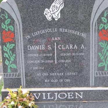 VILJOEN Dawie S. 1943-2000 &amp; Clara A. 1950-