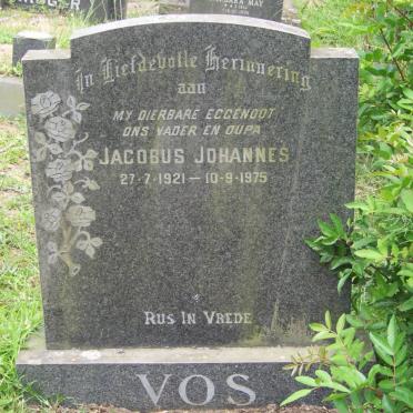 VOS Jacobus Johannes 1921-1975