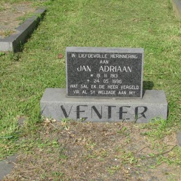 VENTER Jan Adriaan 1913-1996