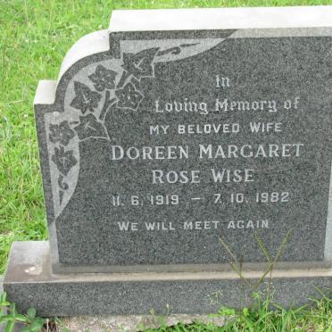 WISE Doreen Margaret Rose 1919-1982