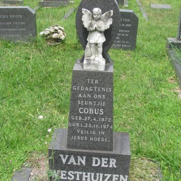 WESTHUIZEN Cobus, van der 1972-1974