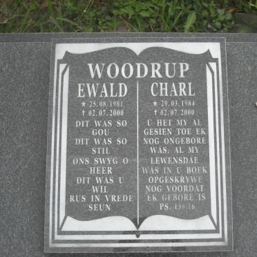 WOODRUP Ewald 1981-2000 :: WOODRUP Charl 1984-2000