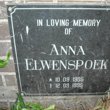 ELWENSPOEK Anna 1905-1995
