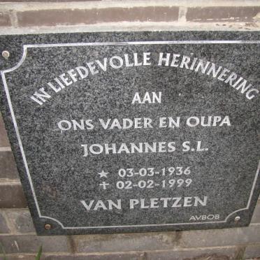 PLETZEN Johannes S.L. 1936-1999