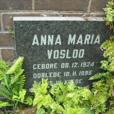 VOSLOO Anna Maria 1924-1995